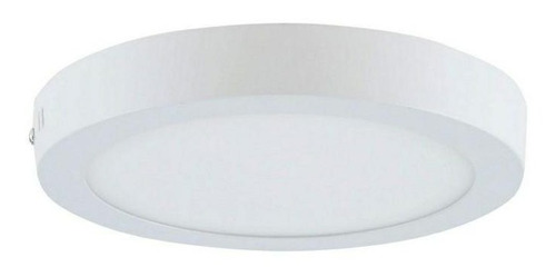 Panel Led De Sobreponer Circular 18 W Luz Cálida