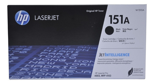 Toner Negro Hp 151a W1510a Original Para Laserjet 4003/4103