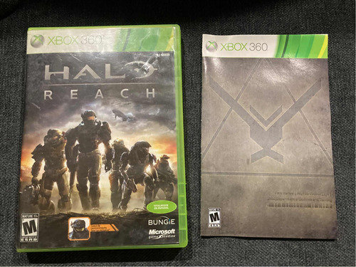 Xbox 360 Solo Caja Y Manual De Halo Reach (sin Disco)