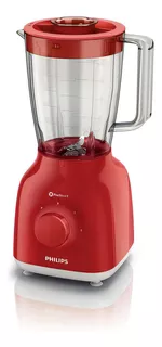 Licuadora Philips 2 Velocidades 1.5 Lts Hr2105_50 Color Rojo