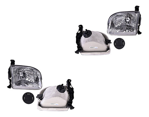 2) Faros Delanteros Depo Sequoia Toyota 2001-2004