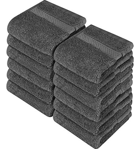 Utopia Towels - Juego De Toallitas De Lujo De 30 X 30 Cm, Gr