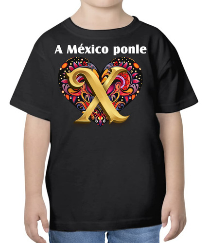 Playera Diseño A Mexico Ponle Corazon - Votar Blanco - 1