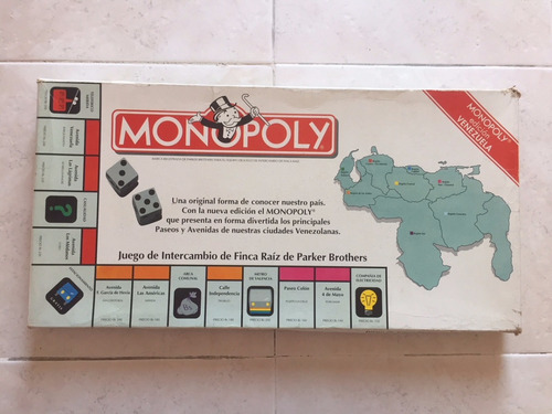 Juego De Mesa Monopoly Monopolio Edición Venezuela
