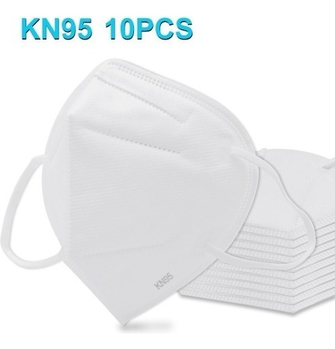 Mascarilla Cubreboca N95 Plegable 10 Pieces