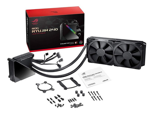 Imagen 3 de 6 de Enfriamiento Liquido Asus Rog Ryujin 240 2x 120mm