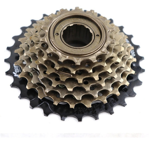 Imagen 2 de 5 de Piñon Shimano Tz500 7 Coronas A Rosca