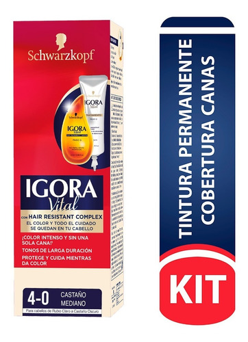 Tinte Igora Vital - mL a $298