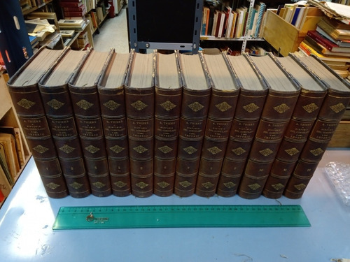 12 Tomos Historia Del Consulado Y Del Imperio - Thiers 1859