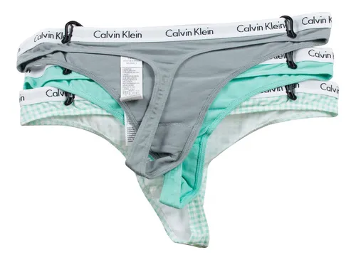 3 Trusas Cotton Bikini Mujer Calvin Klein Qp12590 938