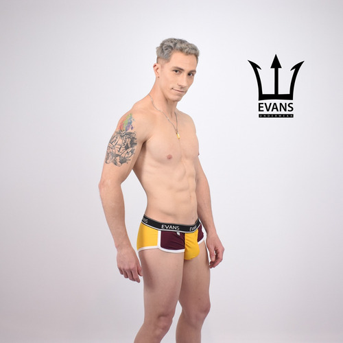 Imagen 2 de 3 de Slip Burdeos Evan's Underwear