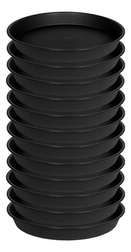 12 Piezas 11.81 Pulgadas Bandeja Planta Para Negro