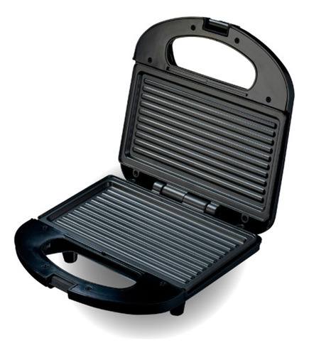 Sanduicheira E Mini Grill Antiaderente Preta E Inox Best Cor Preto 220V