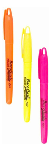 Baco | Marcatextos Resaltador Bacoflash En 3 Colores