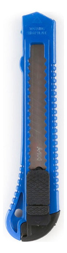 Cutter Grande Plastico C/acero Selanusa 24 Piezas Azul