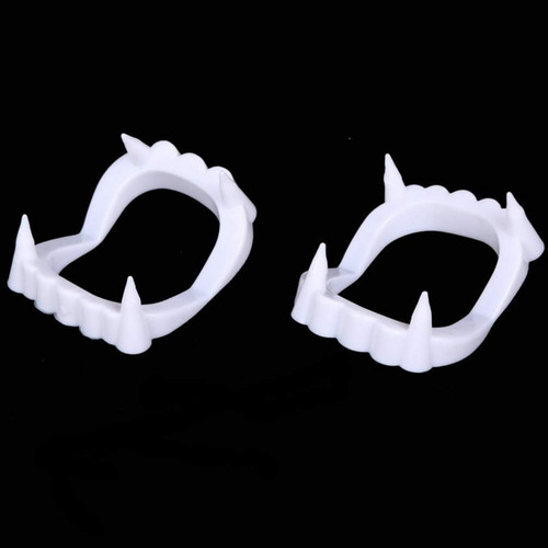 Conjunto De 4 Dentaduras De Vampiro Para Festa De Halloween