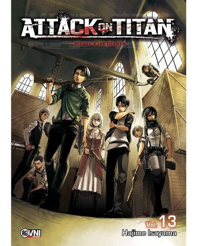 Attack On Titan 13 (cuarta Edicion) - Hajime Isayama