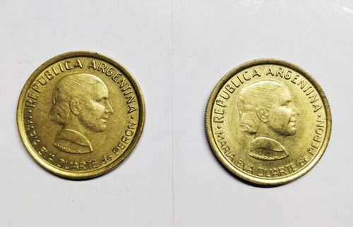 Moneda Voto Femenino Eva Perón 1947-1997 Villa Urquiza
