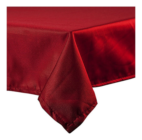 Mantel Metalizado Rojo De 137 X 183 Cm - Lollipop 