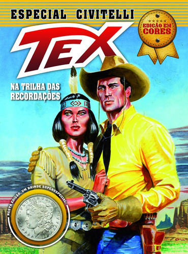 Tex especial Civitelli - volume 2: +Réplica de um Silver Dollar, de Nizzi, Claudio. Editora Edições Mythos Eireli, capa mole em português, 2020