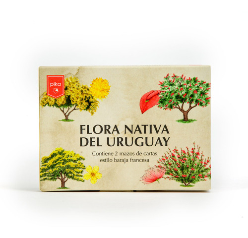 Flora Nativa Del Uruguay Baraja Francesa Cartas Pika