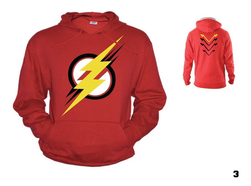 Sudadera Flash / Reverso Dc Hoodie Superhéroes