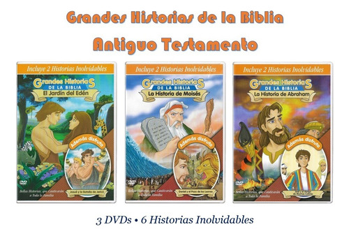 Grandes Historias De La Biblia - Antiguo Testamento 3 Dvds