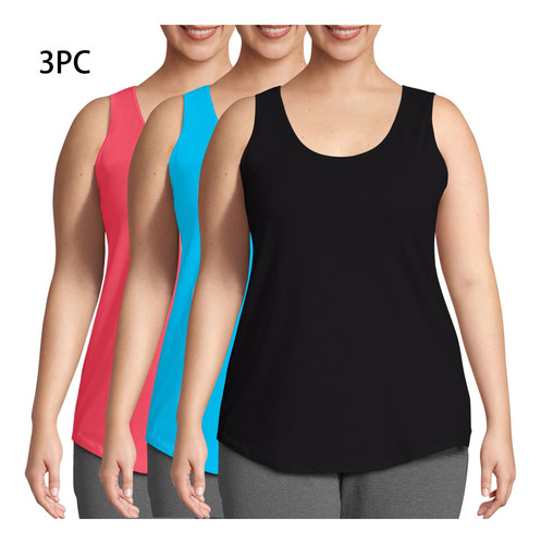 2024 Jersey Sin Mangas A La Moda Para Mujer, Talla Grande,