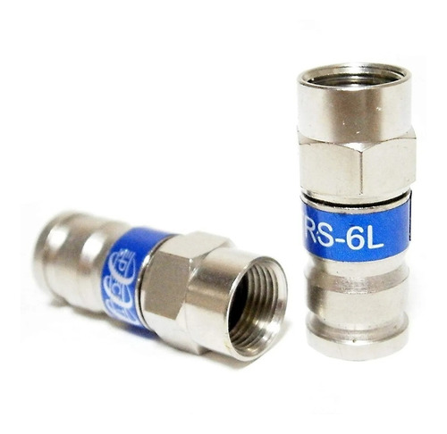 Conector Rg6 X Unidad De Compresion Premium !!! Coaxial