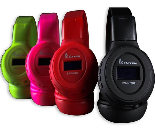Imagen 1 de 3 de Audífonos Inalámbricos Marca Baten Modelo Bs-862bt Bluetooth