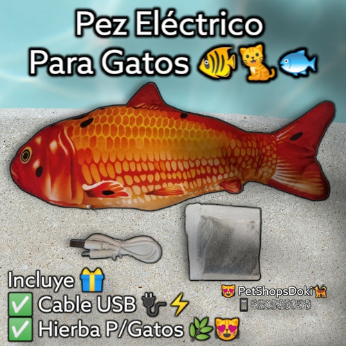 Imagen 1 de 2 de Pez Juguete Para Gatos