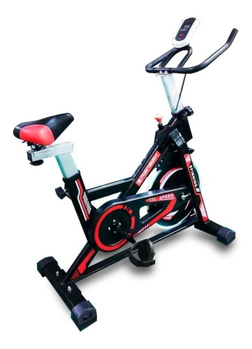 Bicicleta fija Ranbak RAN 102 para spinning color negro y rojo