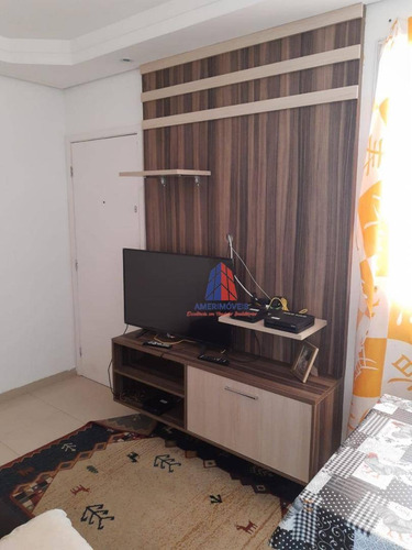 Apartamento Com 2 Dormitórios À Venda, 47 M² Por R$ 200 - Residencial Parque Asteca - Loteamento Industrial Machadinho - Americana/sp - Ap1093