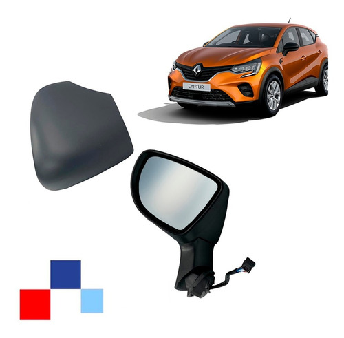 Espejo Renault Captur 2015-2019 Liso Electrico