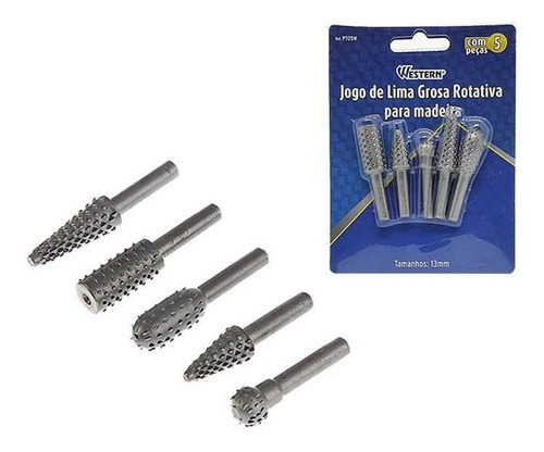 Lima Grossa Rotativa 5pc Serve Em Furadeiras -parafusadeira