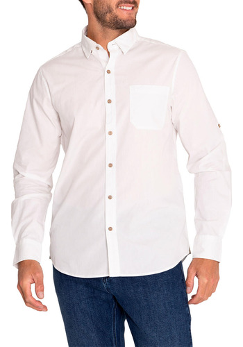 Camisa Rockford Hombre Galiton Blanco