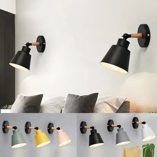 Lámpara De Pared Led Para Mesita De Noche