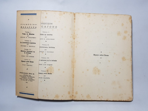 Imagen 3 de 10 de Antiguo Libro Ensayo Sobre Rosas J. Irazusta 1935 47n 215