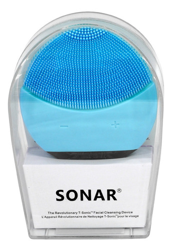 Cepillo Limpiador Facial Electrico Limpieza Exfoliante /c Color Azul