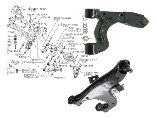 Meseta Trasera Nissan Armada 5.6 V8 2008 2009 2010