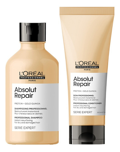 Loréal Professionne Absolut Repair Shamp 300ml  Acondi 200ml