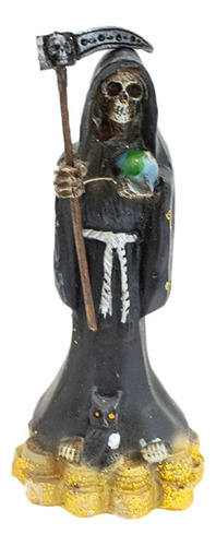 Imagen Resina Santa Muerte 15 Cm 1 Pieza