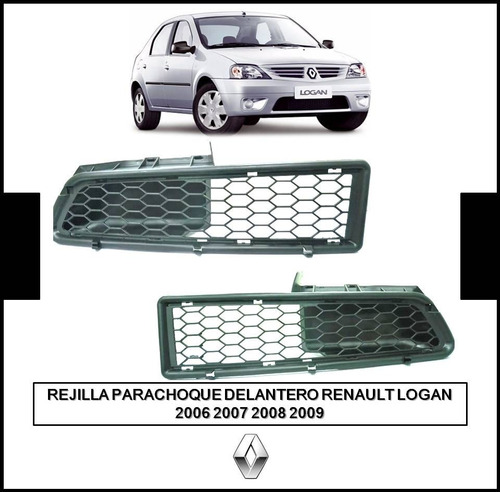 Rejilla Izquierda Derecha Renault Logan 2006 2007 2008 2009