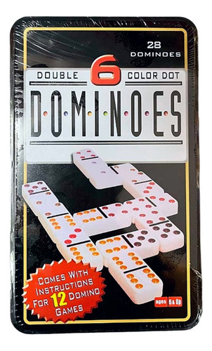 Juego De Domino 28 Piezas Juego De Mesa Dominoes