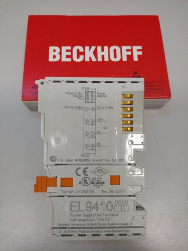 Beckhoff EL9410 EL 9410 Power Supply Unit Terminal with diagnosis 24V DC used 