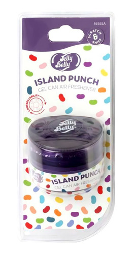 Pack 2u Aromatizante Jelly Belly Gel Can - Island Punch