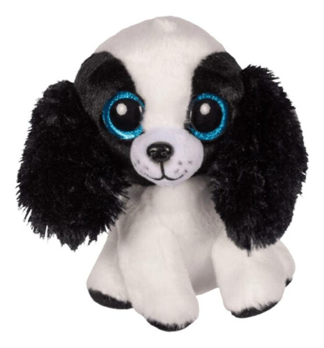 Peluche Ty Beanie Boos Sissy Perro Regular Blanco/negro