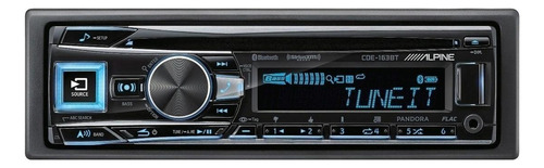 Autoestéreo para auto Alpine CDE-163BT con USB y bluetooth