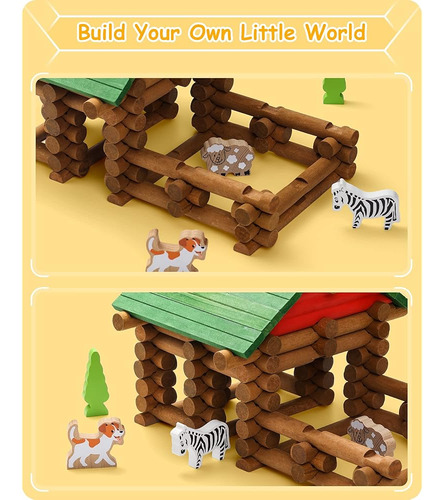 Set De Construcción De Cabañas De Madera Sainsmart Jr. 110 P