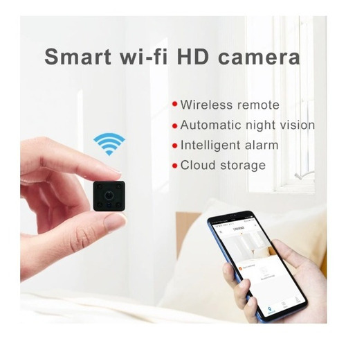 Imagen 2 de 10 de Mini Cámara Espía Cámara De Vigilancía Wifi Ip Hd Pórtatil